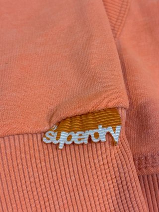 Sudadera Superdry Talla L Naranja NUEVA Unisex