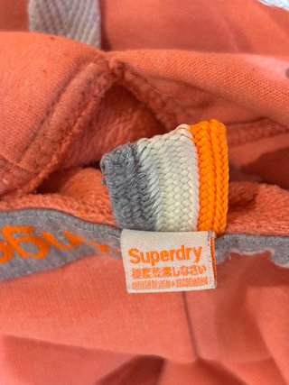 Sudadera Superdry Talla L Naranja NUEVA Unisex