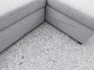 Sofá Chaiselongue Gris Tela