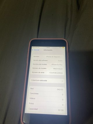 iPhone 6S Plus Argento