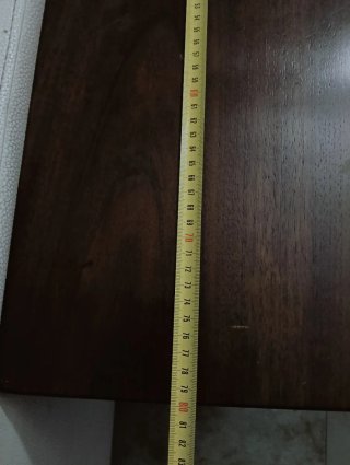 Mesa auxiliar recibidor madera antigua