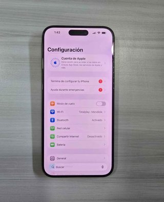 iPhone 15 Pro Max 256GB Negro/Gris