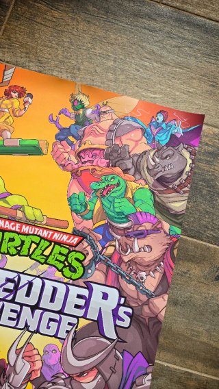 Turtles Shredder's Revenge Poster PVC 70x50cm