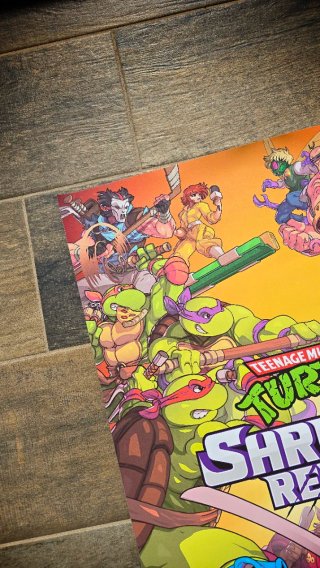 Turtles Shredder's Revenge Poster PVC 70x50cm