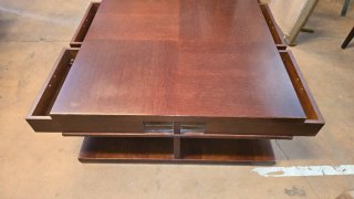 Mesa centro madera maciza con cajones INNOVA