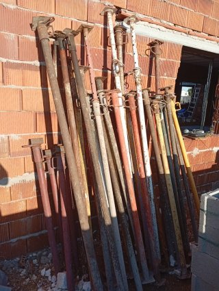 Puntales de obra varias medidas