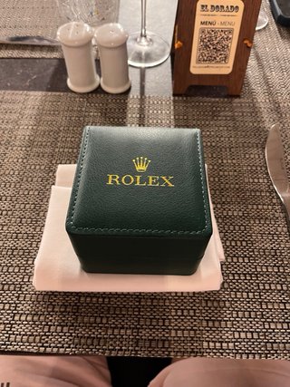 Reloj Rolex Azul y Plateado