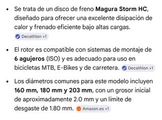 Disco Freno Magura Storm 203mm Nuevo