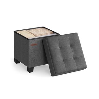 Pouf Cubo Poggiapiedi · Tessuto · Bignè