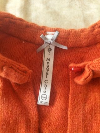 Chaqueta Mayoral T.12 meses Naranja