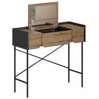 Toeletta Trucco Rovere Moderna Mobile Salvaspazio con