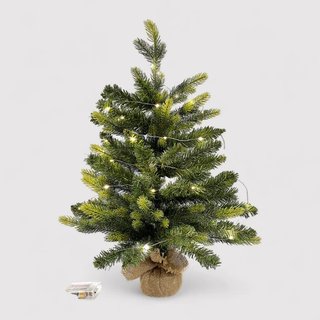 Agat - Albero di Natale da tavolo o da terra con luci a led