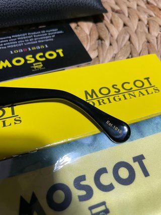 Moscot Lemtosh Occhiali da Sole nero blu sfumato