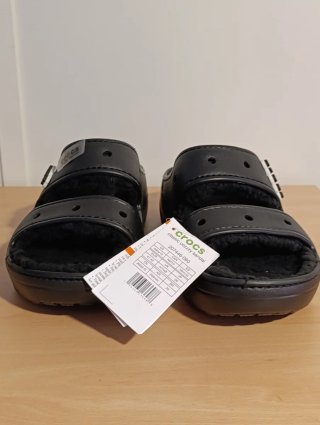 Sandalias Crocs Cozzzy Talla 41-42 Negro