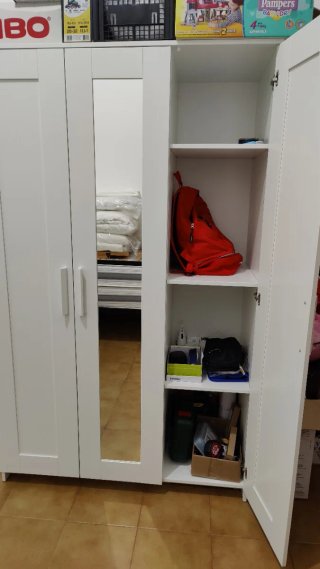Armadio Ikea Brimnes 3 ante con specchio