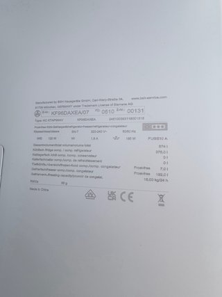 NUEVA NEVERA AMERICANA NEGRA SIEMENS NO FROST