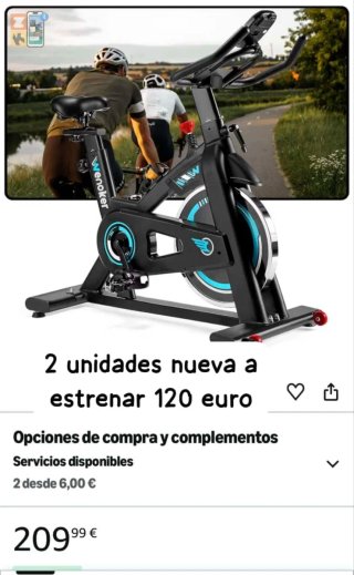 Bicicleta de Spinning Wenoker a Estrenar