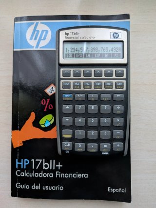 Calculadora Financiera HP 17bII+ Gold