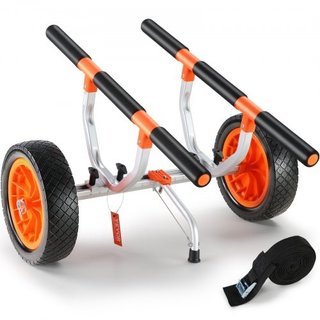 Heavy Duty Kayak Cart, 204.1 kg Load Capacity, Detachable