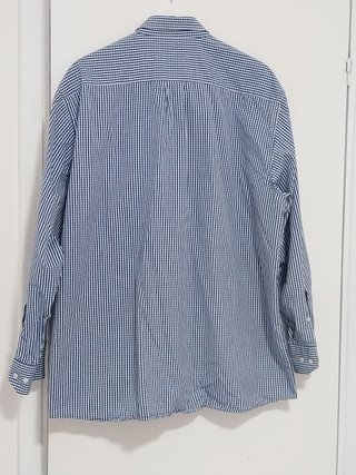 Camisa cuadros Vichy azul Mirto - Talla 4XL