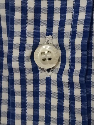 Camisa cuadros Vichy azul Mirto - Talla 4XL