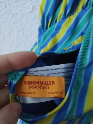 Bañador Mango Simon Miller Talla S Rayas