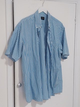 Camisa manga corta rayas Mirto - Talla 4XL