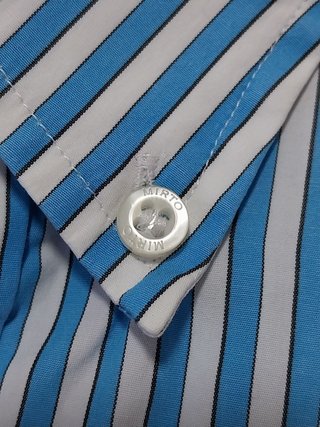 Camisa manga corta rayas Mirto - Talla 4XL