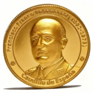 Moneda Francisco Franco con ESTUCHE