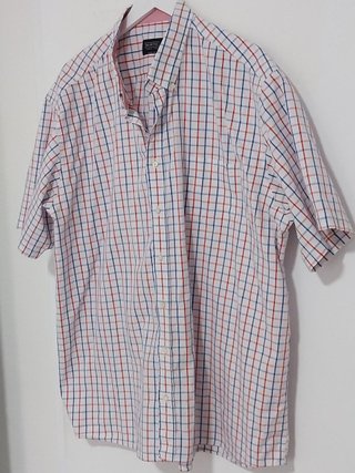 Camisa manga corta cuadros Mirto - Talla 4XL