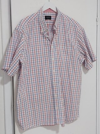 Camisa manga corta cuadros Mirto - Talla 4XL