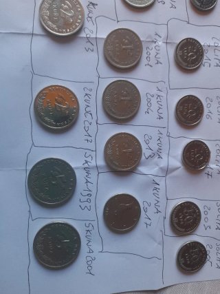 34 monete Croazia