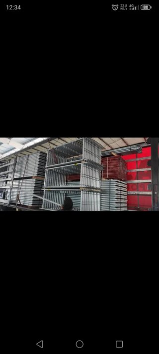 Andamios nuevos 1000m2 homologados a 60m altura