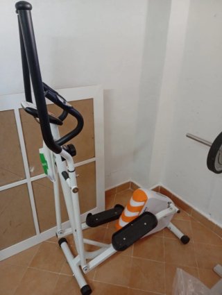 Elíptica y Bicicleta Estática Plegable