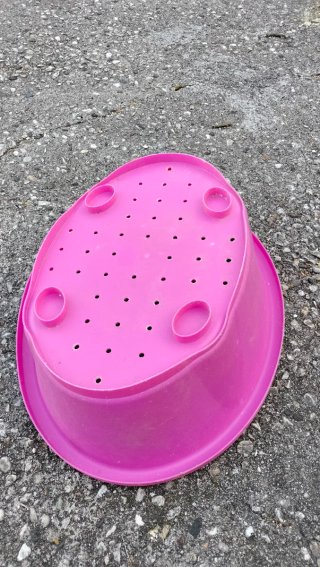 Cuccia per cani rosa