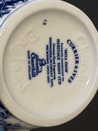 Juego Café Inglés Churchill de doce servicios