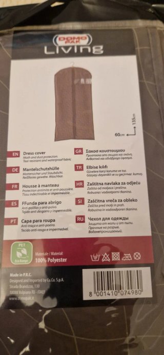 2 Custodie per Cappotti/Abiti Domo Living