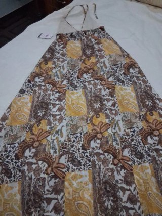 Vestido largo escotado espalda