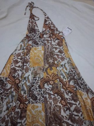 Vestido largo escotado espalda