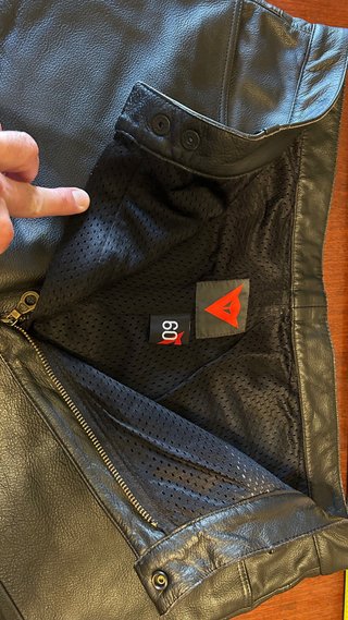 Pantalón Cuero Dainese Talla 60 Negro Nuevo