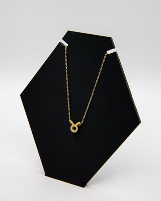 Collar Tauro Acero Inoxidable 316L Dorado colgante