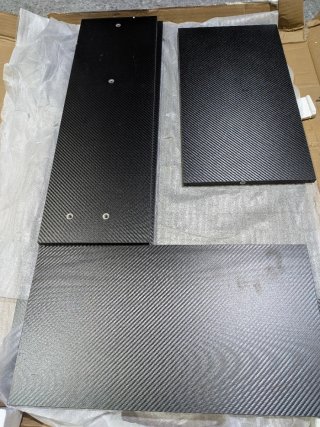Scrivano Gaming LED 120x50 Carbonio
