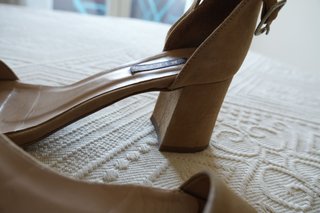 Sandalias tacón ancho Miryan beige
