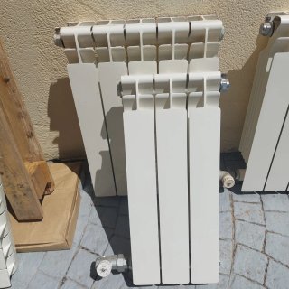 Radiadores de aluminio blancos