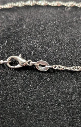 Set gioielli argento 925 con perla nuovo