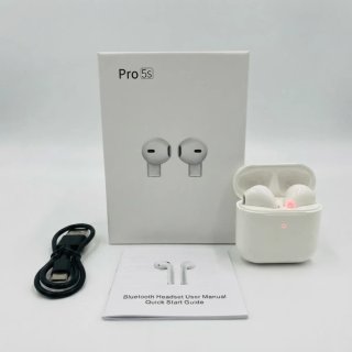 Auricolari Wireless Bluetooth 5.3 Pro5s Bianchi