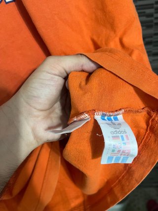 Camiseta Adidas Vintage Naranja Talla M