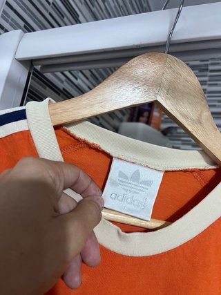 Camiseta Adidas Vintage Naranja Talla M