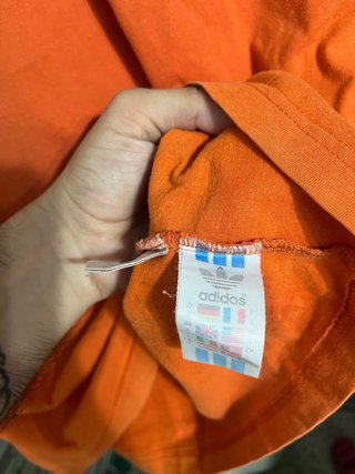 Camiseta Adidas Vintage Naranja Talla M