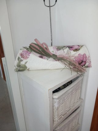 Bolso de mano floral